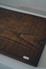 Keiichi Murakami - K-8 Black lacquered hand-carved wooden tray in Japanese chestnut