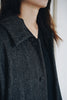 suzuki takayuki - Linen and Wool Herringbone Topper Coat ⅠI (LAST ONE)
