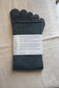 Glück und Gute - NEW ʻAshi no Hadagiʼ Toe Socks Silk and Wool Socks