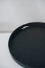 Keiichi Murakami - K-1 Black lacquered hand-carved wooden tray in Japanese cherry wood