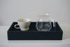 Keiichi Murakami - K-12 Black lacquered hand-carved wooden tray in Camphor wood