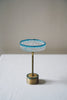 Nobuko Soda - Blue Glass Jewellery Stands with Brass Base