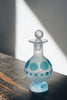 Nobuko Soda - Pâte de Verre Blue Glass Bottle