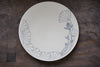 Tetsuya Otani x Momoko Otani - White Porcelain Lotus Flower Round Plate φ240 (OT1)