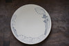 Tetsuya Otani x Momoko Otani - White Porcelain Lotus Flower Round Plate φ240 (OT1)