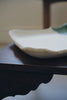 Momoko Otani - Green Lotus Flower Sqaure Plate/Tray with Hand-carved Decorative Edges (OM35)