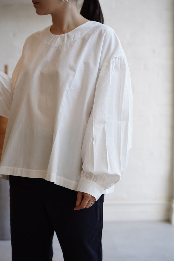Francesca Amam Label - Gathered Sleeved Blouse