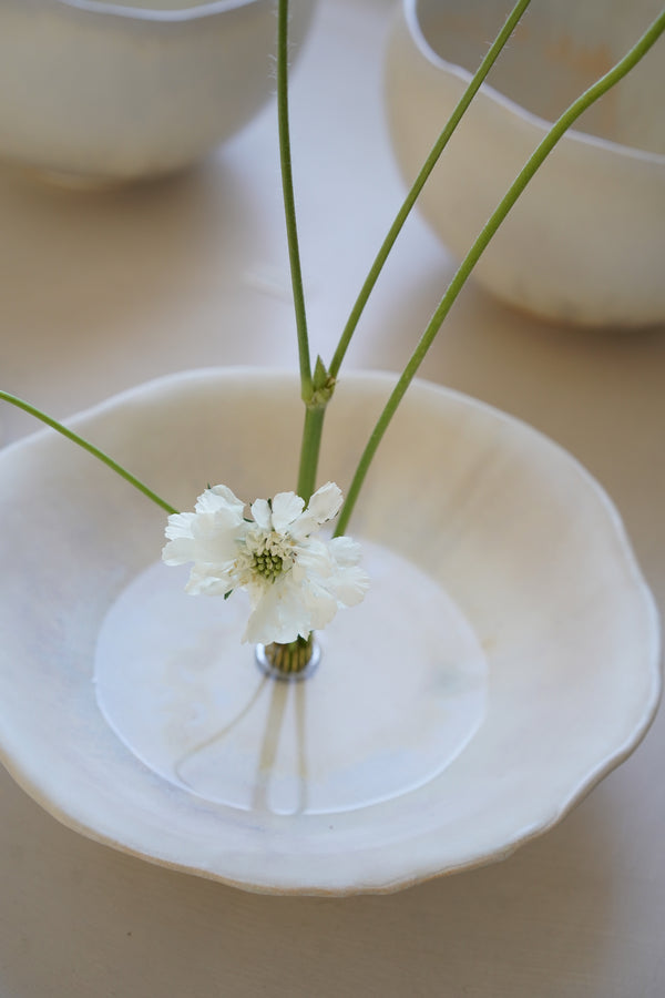 Akari Karugane - Glazed Shallow Plate