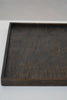 Keiichi Murakami - #10 Rectangular black lacquered wooden tray in Japanese walnut