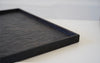 Keiichi Murakami - #10 Rectangular black lacquered wooden tray in Japanese walnut