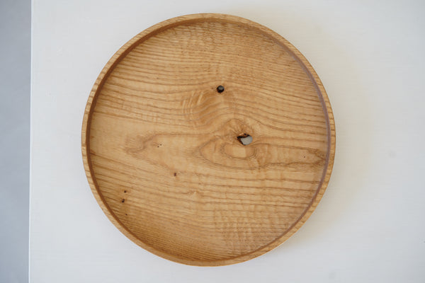 Keiichi Murakami - #2 Round wooden tray in Japanese walnut