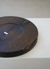 Keiichi Murakami - #4 Black lacquered round wooden tray in Japanese walnut