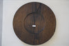 Keiichi Murakami - #4 Black lacquered round wooden tray in Japanese walnut