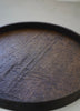 Keiichi Murakami - #3 Black lacquered round wooden tray in Japanese walnut