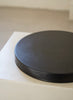 Junko Yashiro - Round wooden tray with black rust lacquer (LAST ONE)