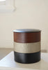 Junko Yashiro - 3-tiered round Jubako wooden box