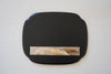 Junko Yashiro - Gourd-shape black lacquered wooden kashi plate