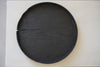 Keiichi Murakami - #5 Black lacquered round wooden tray with chiseled eye in Japanese walnut