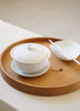 Chie Kobayashi - (NEW STYLE) White Porcelain Giza Giza Gaiwan