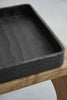 Junko Yashiro - Hand-carved herringbone wooden rectangular tray