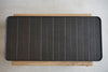 Junko Yashiro - Hand-carved Herringbone Wooden Rectangular Tray XL black