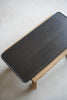 Junko Yashiro - Hand-carved Herringbone Wooden Rectangular Tray XL black