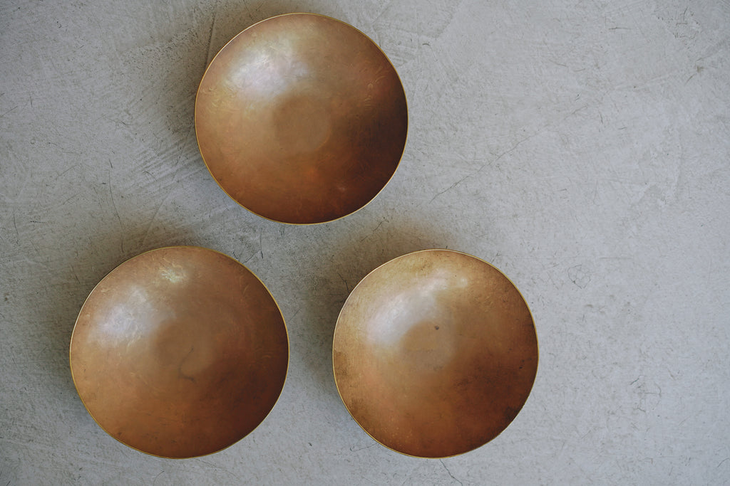 Nagako Fujita - Brass Bowls (LAST ONE)