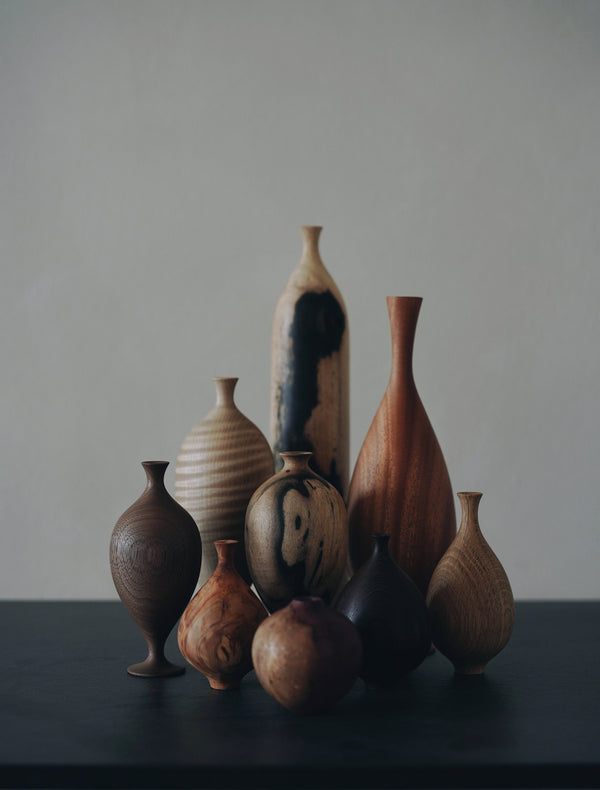 Takehito Ichikawa - Ichirin-zashi Wooden Vases