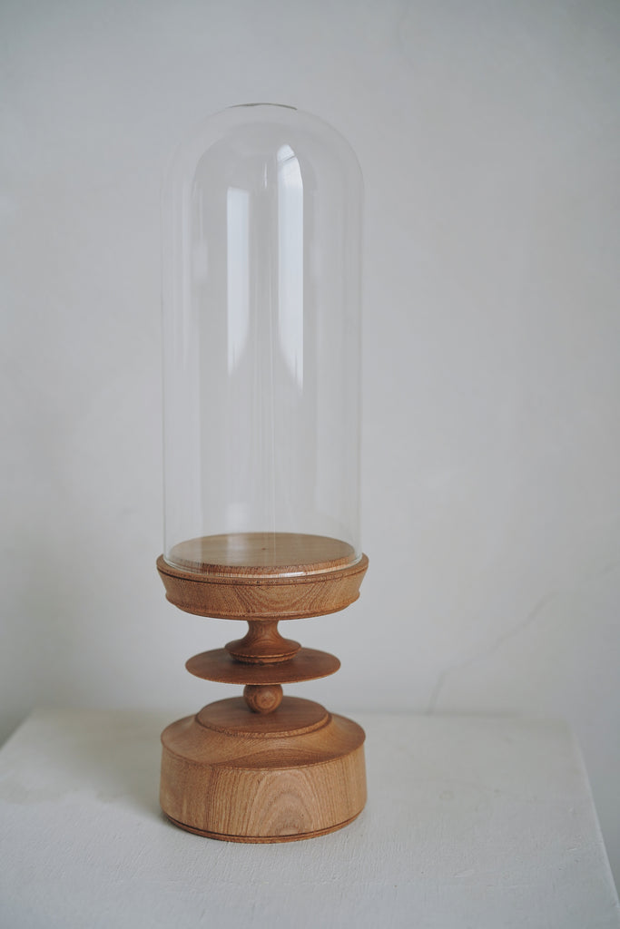 Takehito Ichikawa - Wooden Stand with Glass Dome