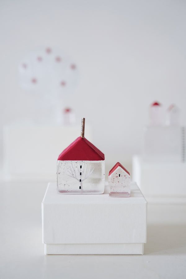 Mellow Glass - Red Roofed Houses [Price available upon request]