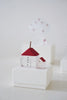 Mellow Glass - Red Roofed Houses [Price available upon request]