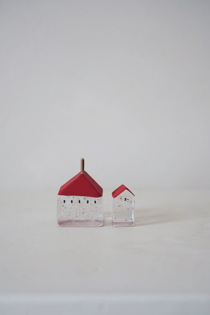Mellow Glass - Red Roofed Houses [Price available upon request]