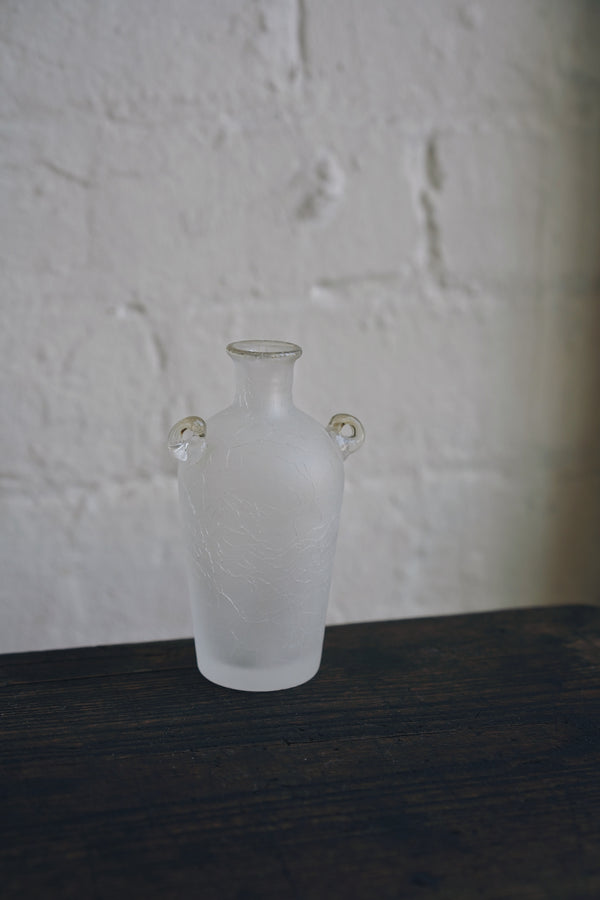 Daisaku Hashimura - CRACK Frosted Ichirin-zashi Glass Vase