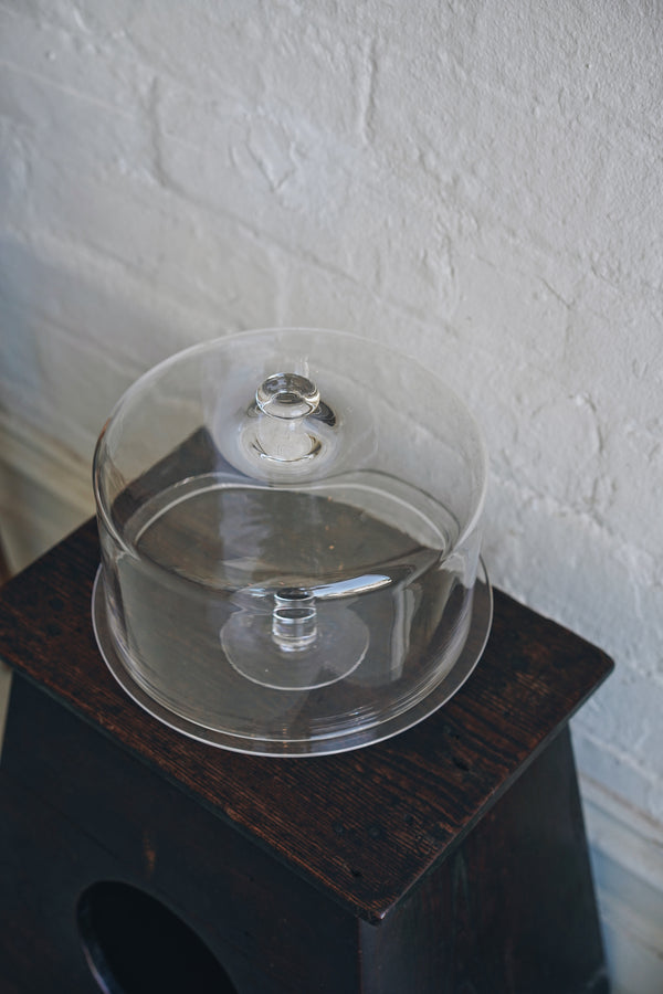 Floresta Fabrica - Glass Cake Stand and Cloche (LAST ONE)