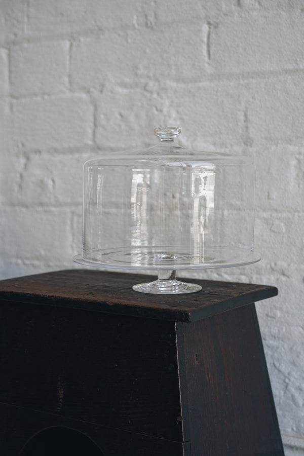 Floresta Fabrica - Glass Cake Stand and Cloche (LAST ONE)