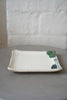 Momoko Otani - Black Cat and Lotus Flower Square Plate M (OM12)