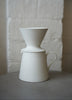 Tetsuya Otani -  White Porcelain Coffee Dripper and Server Set