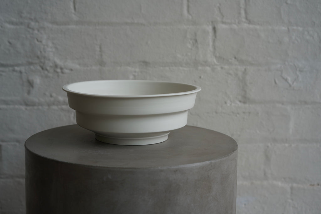 Tetsuya Otani - White Porcelain Planter D (OT38)