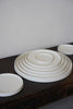 Tetsuya Otani - White Porcelain Nesting Rim Plate Set (OT48)