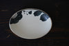 Momoko Otani - Black Flower Oval Plate (OM10)