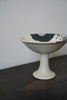 Momoko Otani - Black Flower High Footed Compote Bowl (OM24)