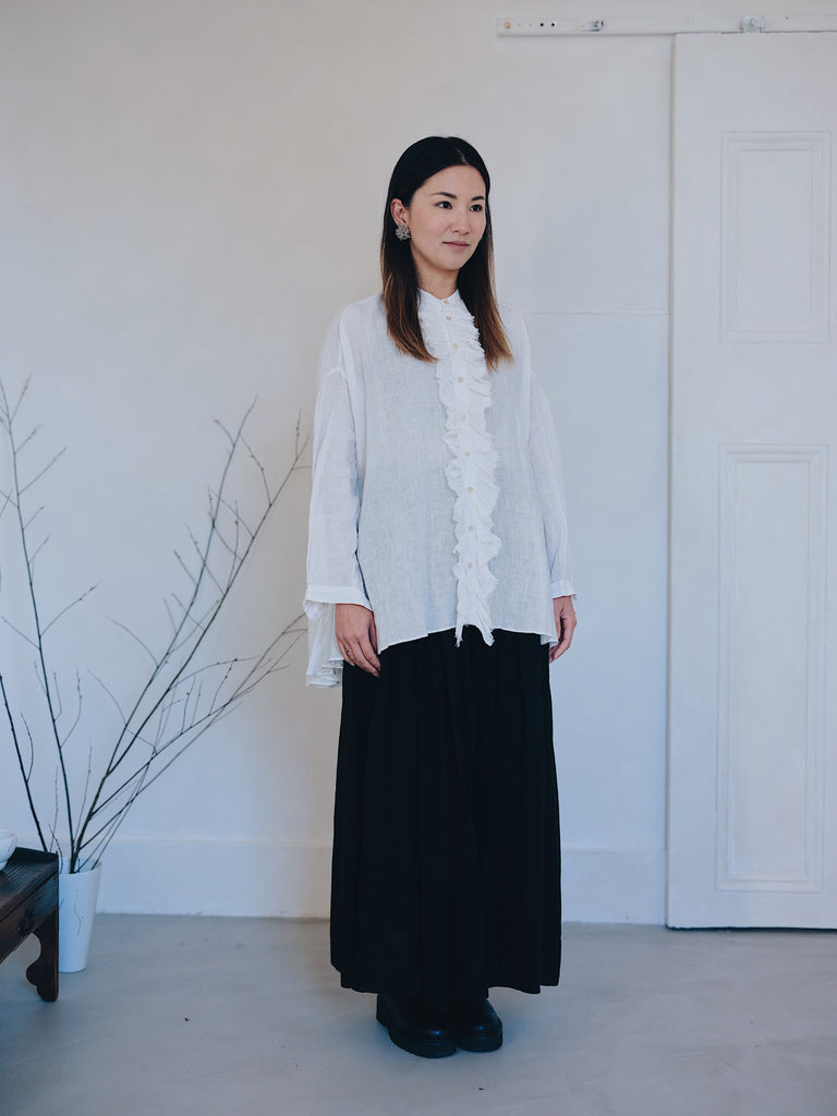 suzuki takayuki - frilled blouse (BLACK FRIDAY SALE)