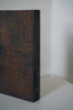 Keiichi Murakami - K-10 Black lacquered hand-carved wooden tray in Japanese chestnut