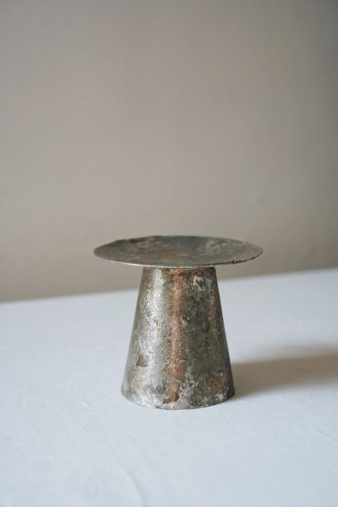 Nagako Fujita - NEW Copper & Tin Compote Stand (LAST ONE)