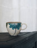 Momoko Otani - Blue Lotus Flower Mug (LAST ONE)