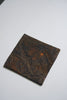 Keiko Murakami - #3 Hand-dyed persimmon & rust dyed coasters dark tone large (NEW)