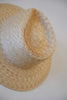 Wica Grocery - Drop shaped brim straw hat (LAST ONE)