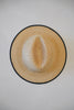 Wica Grocery - Drop shaped brim straw hat (LAST ONE)
