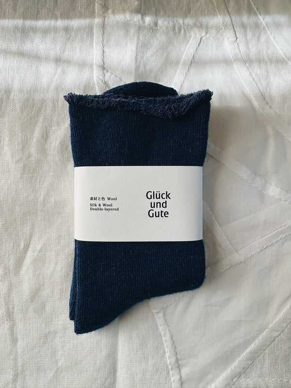 Glück und Gute - Silk & Wool Double-layered Socks