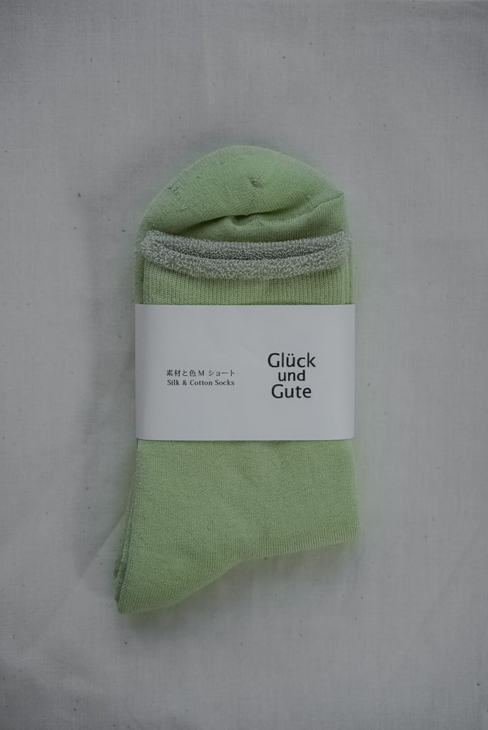 Glück und Gute - Silk & cotton short socks (LAST ONE)